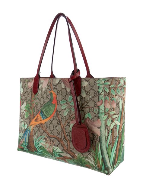 gucci tian garden tote|Gucci GG Supreme Tian Garden Tote .